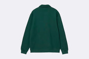 Carhartt WIP Polo Sweatshirt Dark Fir